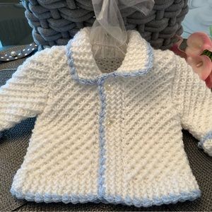 Hand Knitted Baby Jacket